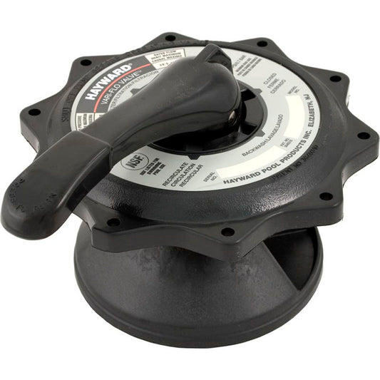 Lid Assembly, Hayward SP0715 2" Vari-Flo Valve, Black