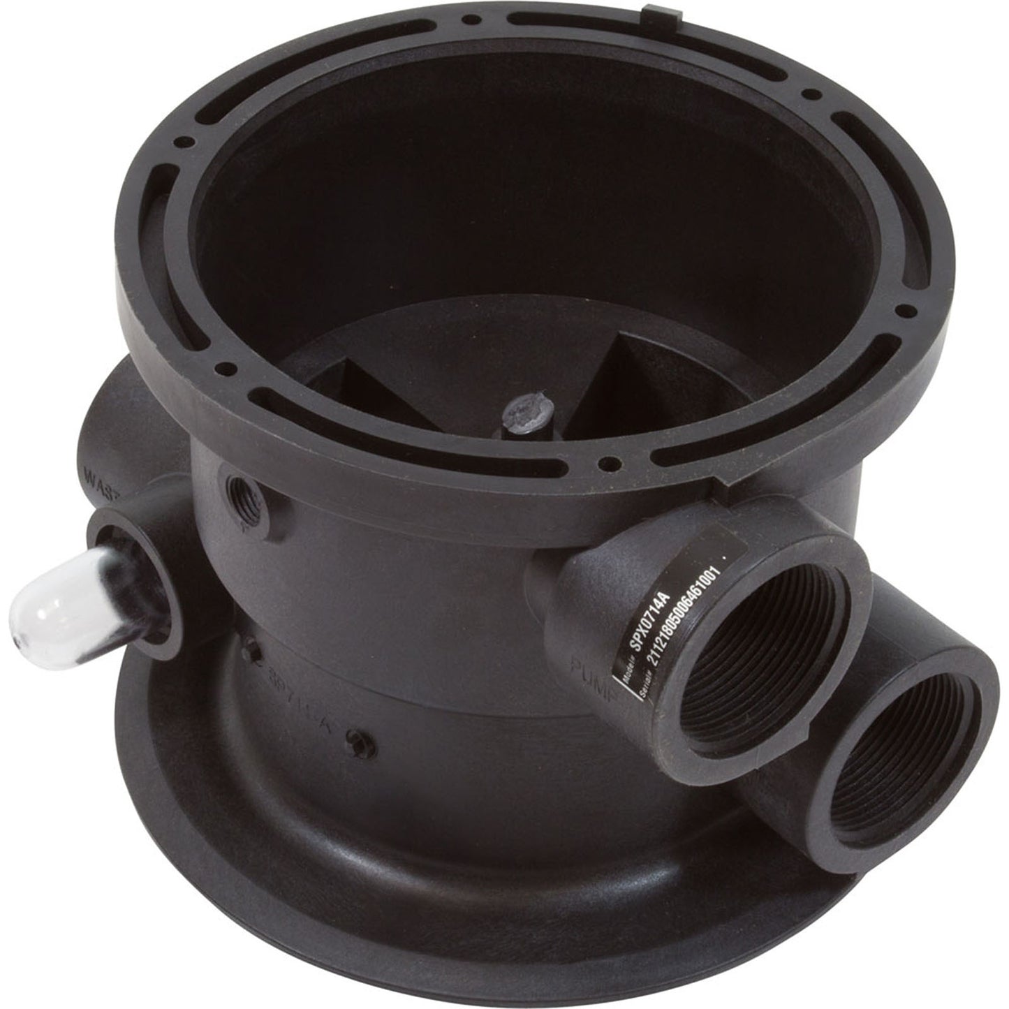 Cuerpo de válvula Vari-Flo SP0714T de Hayward con mirilla