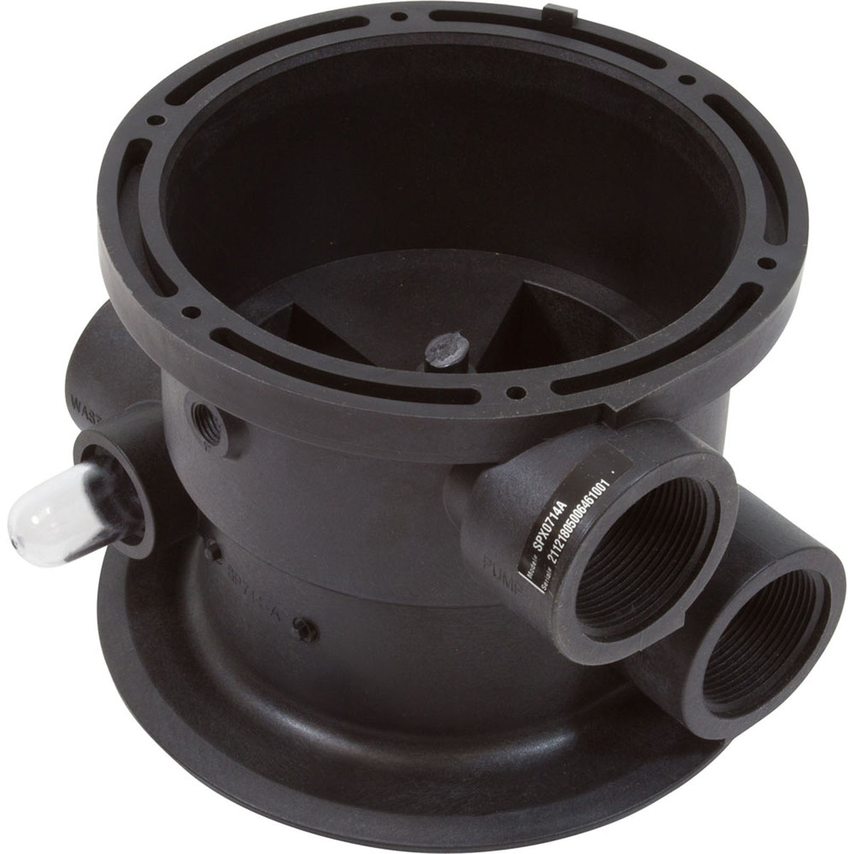Body, Hayward SP0714T Vari-Flo Valve, with Sight Glass