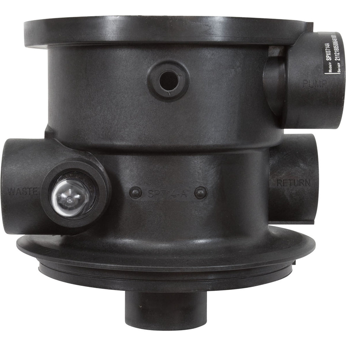 Body, Hayward SP0714T Vari-Flo Valve, with Sight Glass