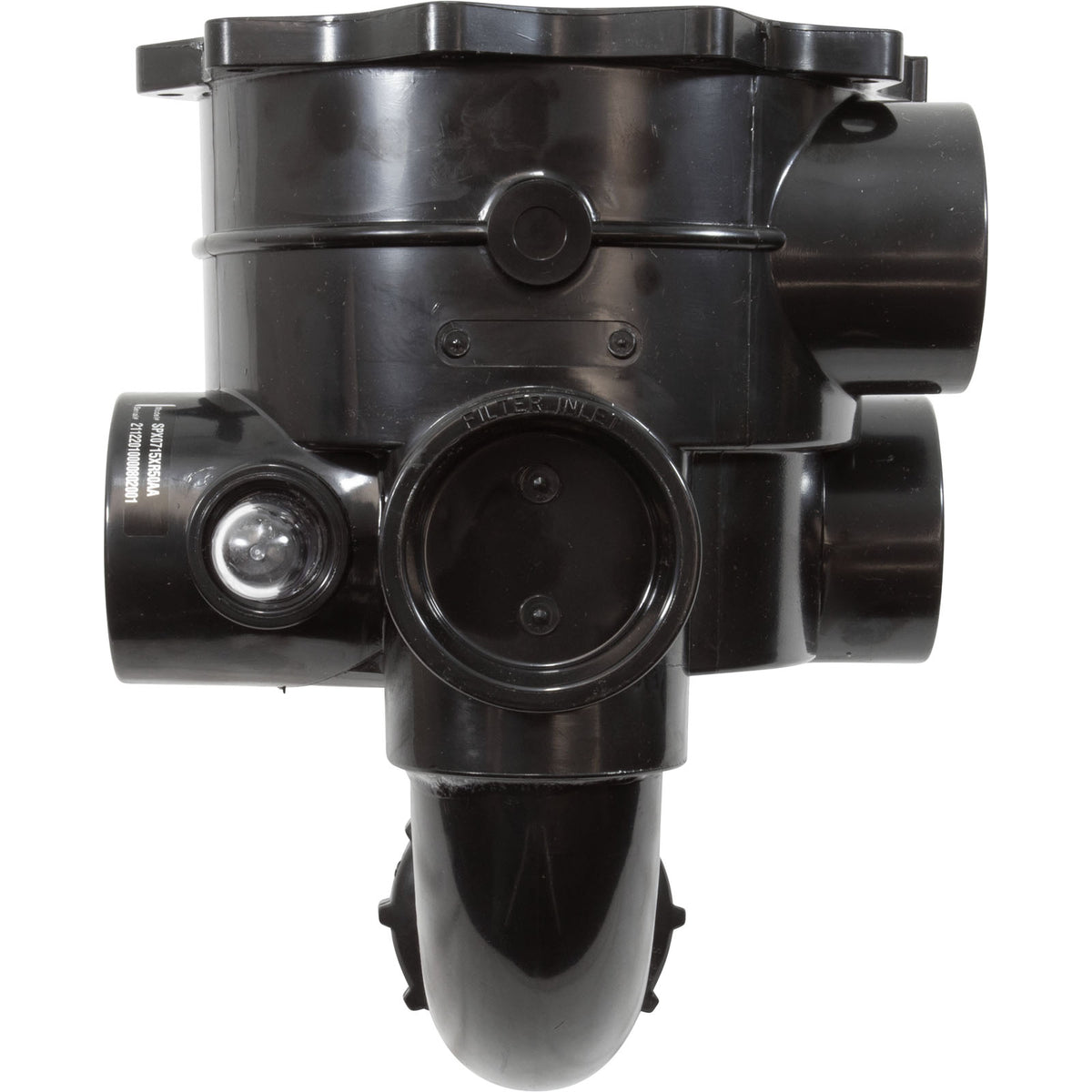 Body Assembly, Hayward SP0715 2" Vari-Flo Valve, Black