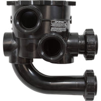 Body Assembly, Hayward SP0715 2" Vari-Flo Valve, Black