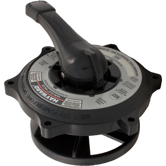 Lid Assembly, Hayward SP0710/SP0712/SP0710X Valves, Black