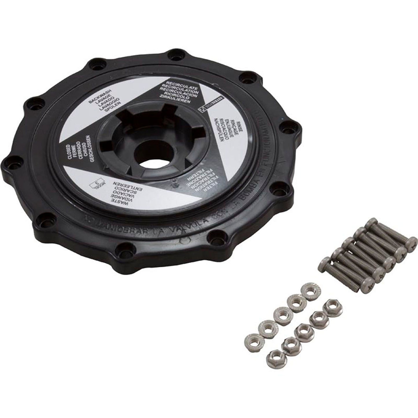 Valve Lid, Astral, 2" Multiport Valves, with Label