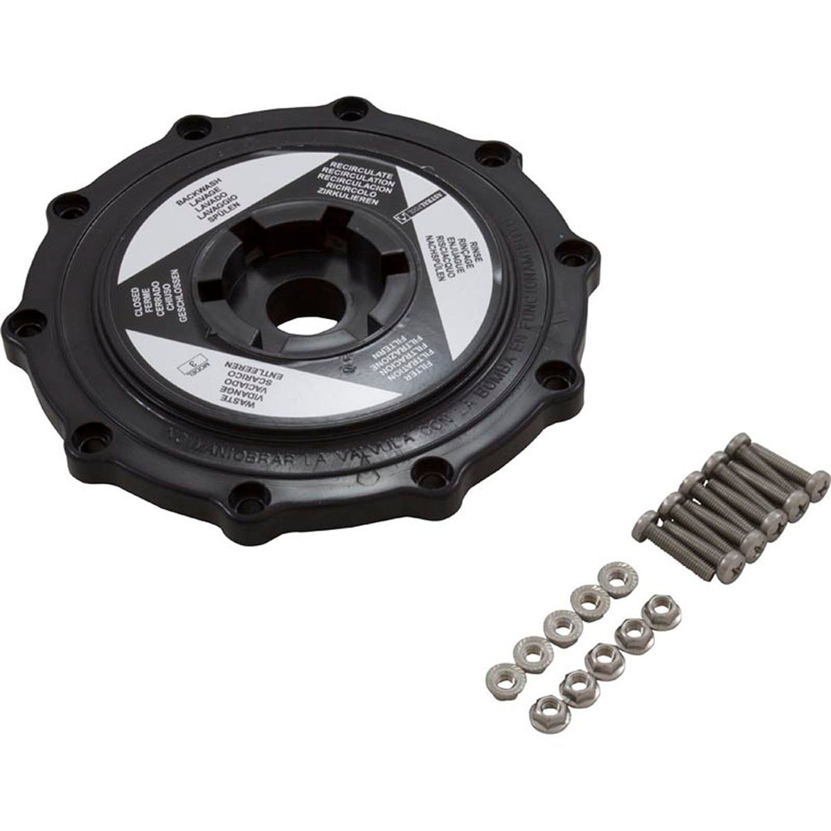 Valve Lid, Astral, 2" Multiport Valves, with Label