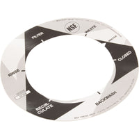 Label, Astral, 1-1/2" Multiport Valves, 6 Position