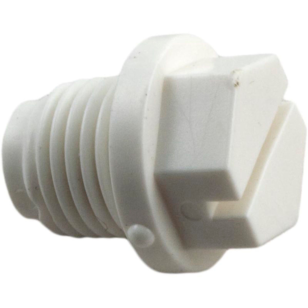Plug, Praher ABS 1-1/2" and 2" Top/Side Mount Valves, White