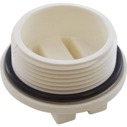 Plug, Praher ABS Side Mount Valves, 1-1/2"mpt, White