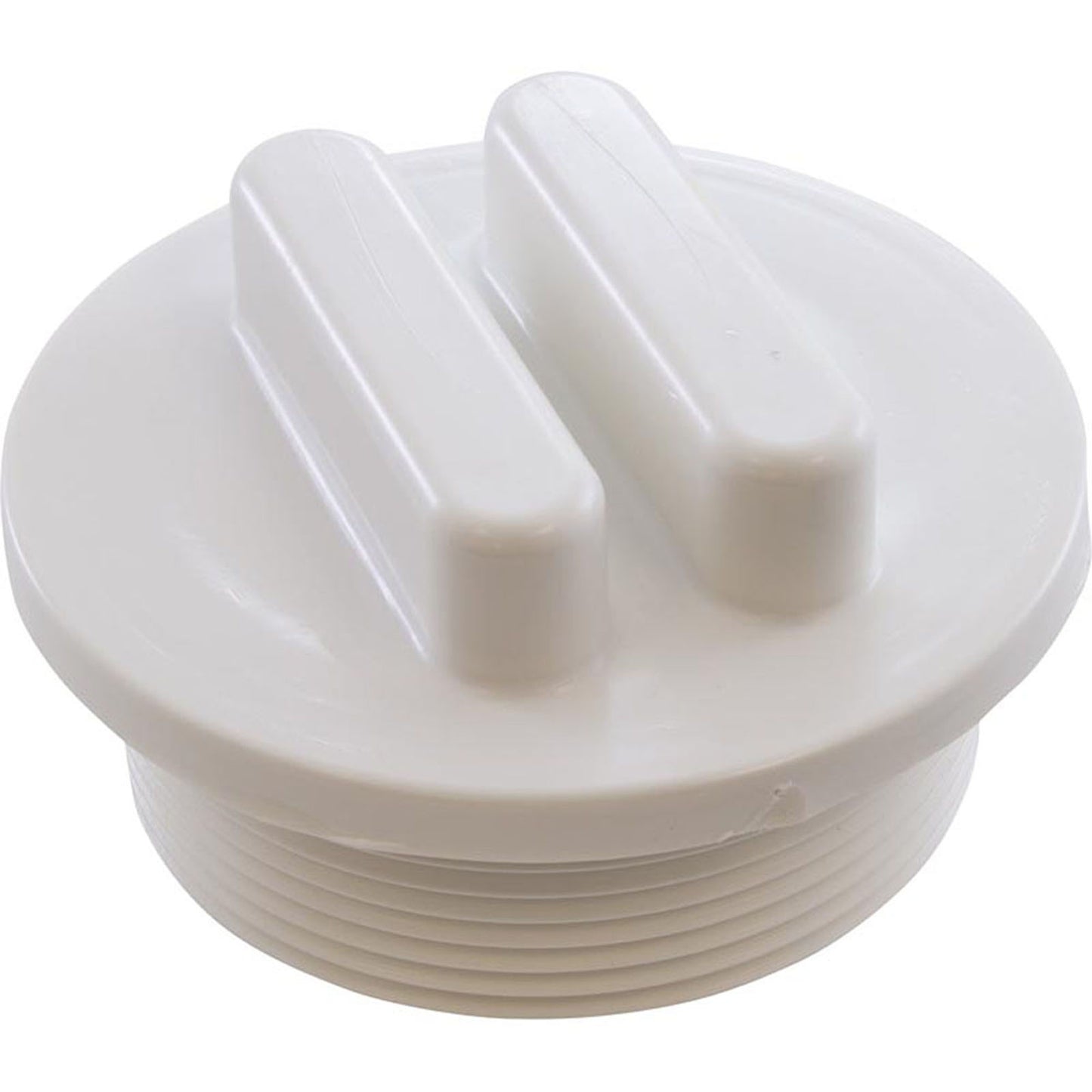 Plug, Praher ABS Side Mount Valves, 2"mpt, White
