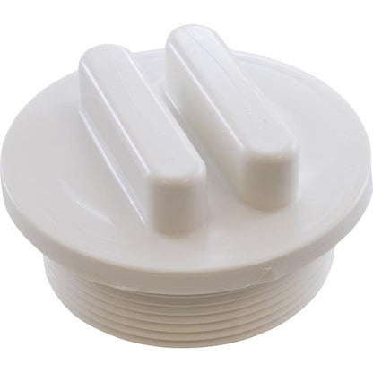 Plug, Praher ABS Side Mount Valves, 2"mpt, White