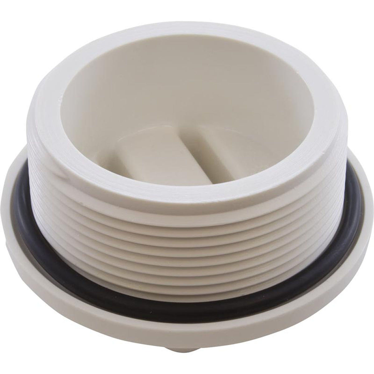 Plug, Praher ABS Side Mount Valves, 2"mpt, White