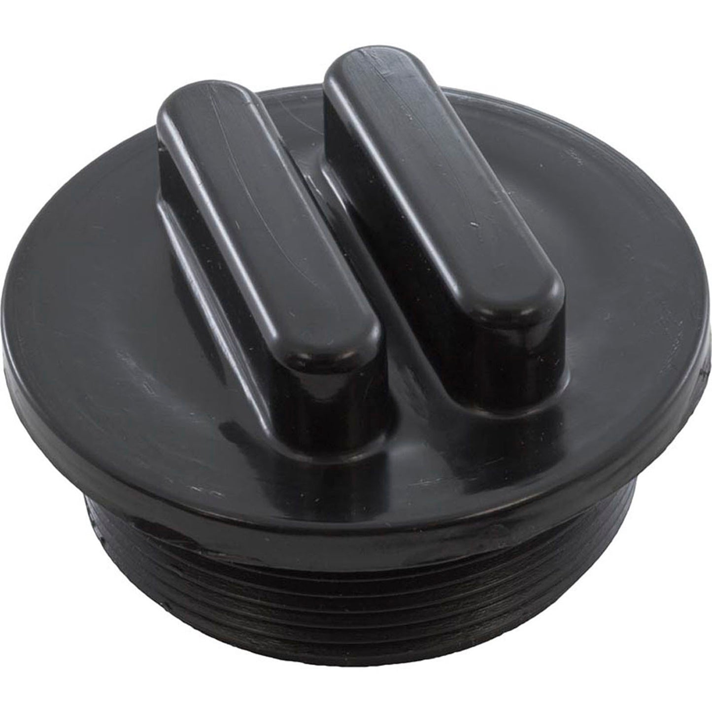 Plug, Praher ABS Side Mount Valves, 2"mpt, Black