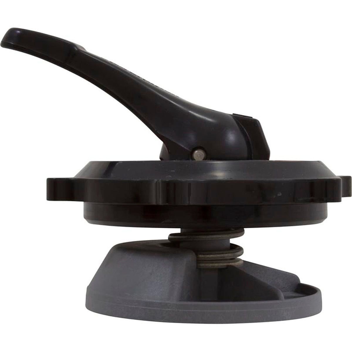 Lid Assembly, Praher ABS Top/Side Mount Valves, 1-1/2", Blk, 60gpm