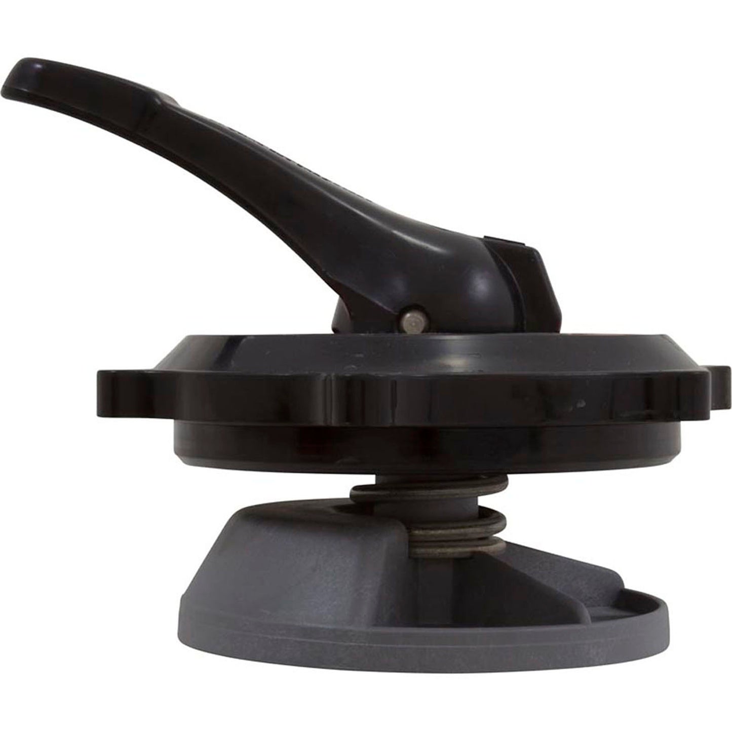 Lid Assembly, Praher ABS Top/Side Mount Valves, 1-1/2", Blk, 60gpm