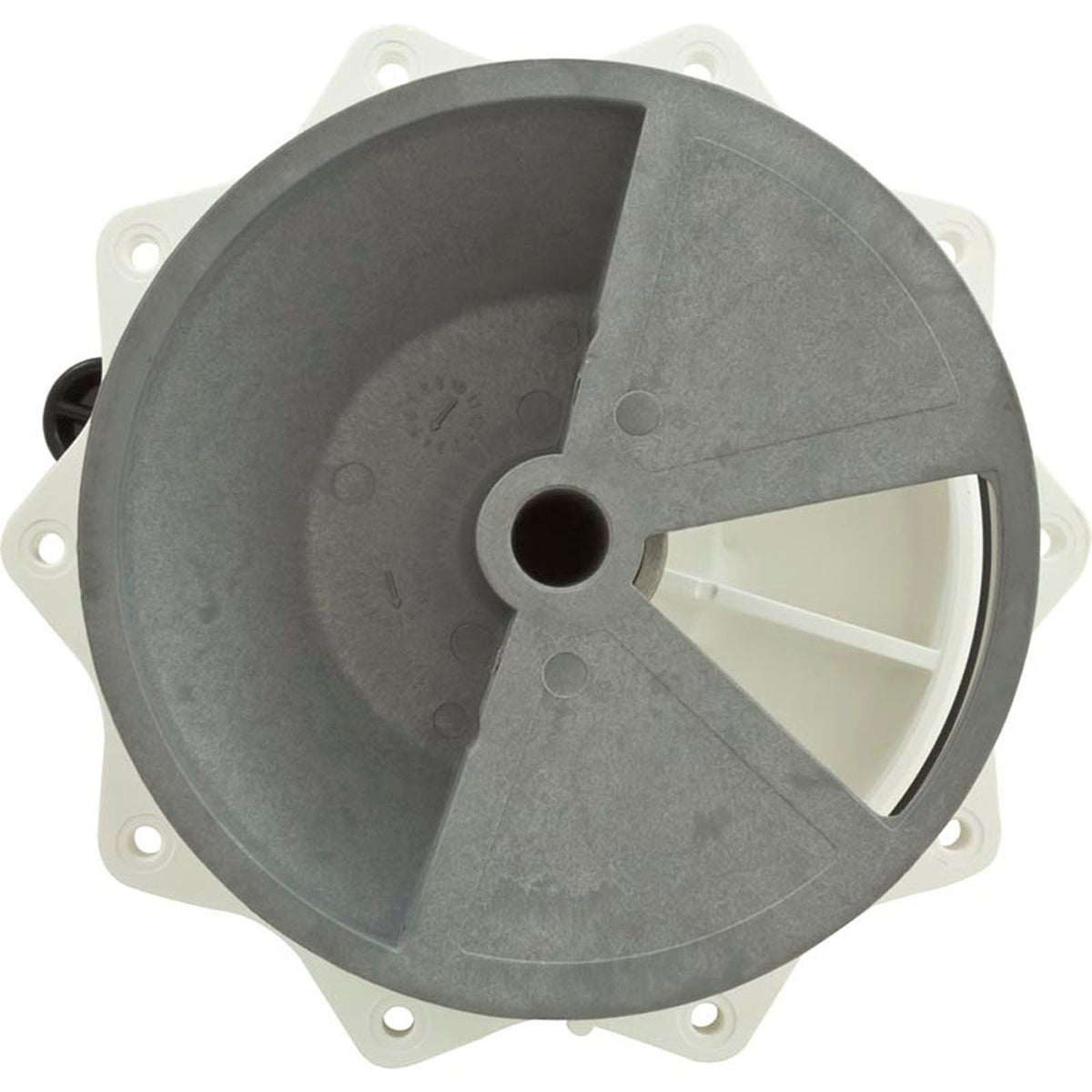 Lid Assembly, Praher ABS Top/Side Mount Valves, w/ O-Ring, 2", White