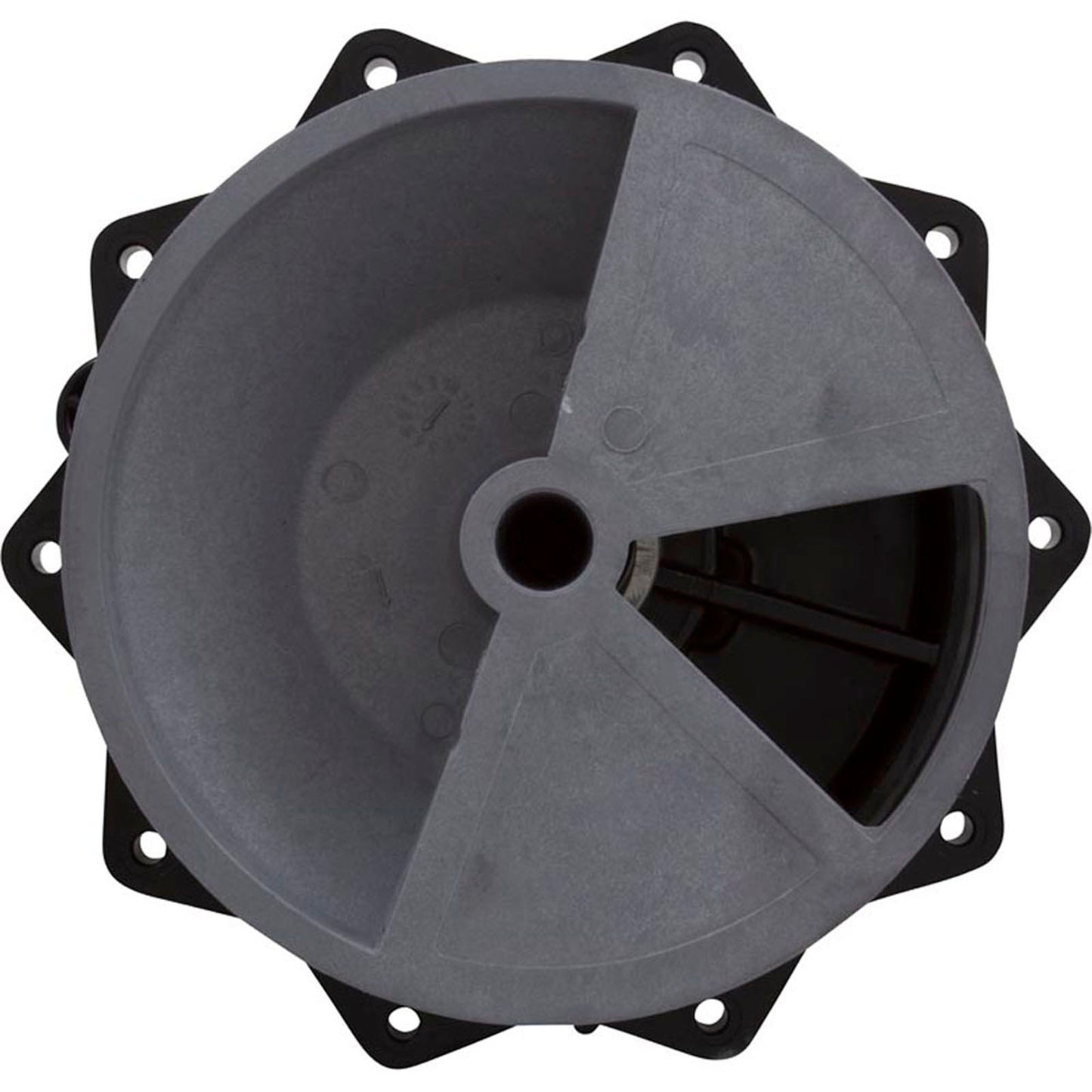 Lid Assembly, Praher ABS Top/Side Mount Valves, 2", Blk, 125gpm