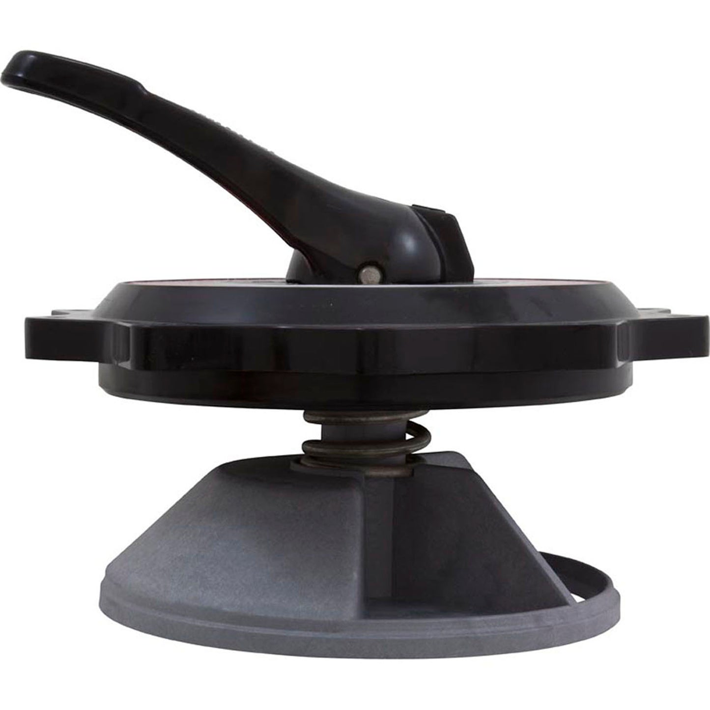 Lid Assembly, Praher ABS Top/Side Mount Valves, 2", Blk, 125gpm