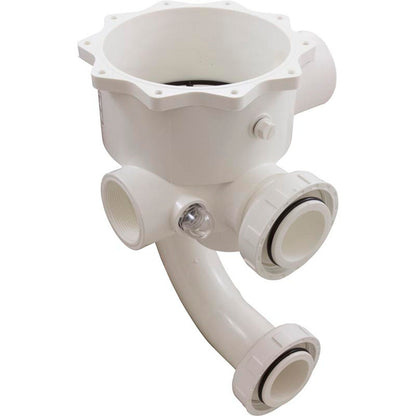 Body Assembly, Praher SM2-PP3 Valve, 2", White