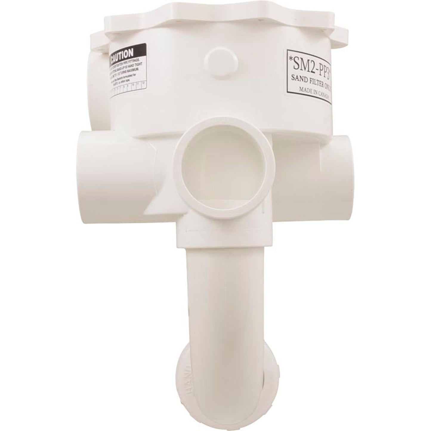 Body Assembly, Praher SM2-PP3 Valve, 2", White