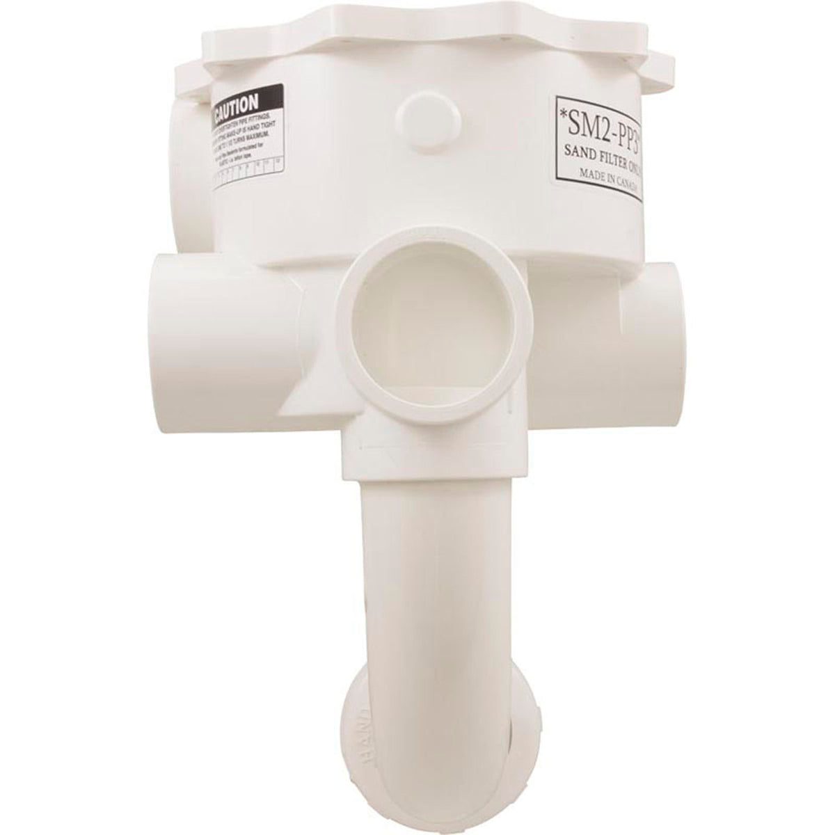 Body Assembly, Praher SM2-PP3 Valve, 2", White