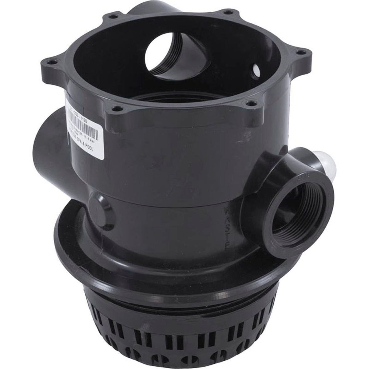 Body Assembly, Praher TM-12-B Valve, 1-1/2", Black