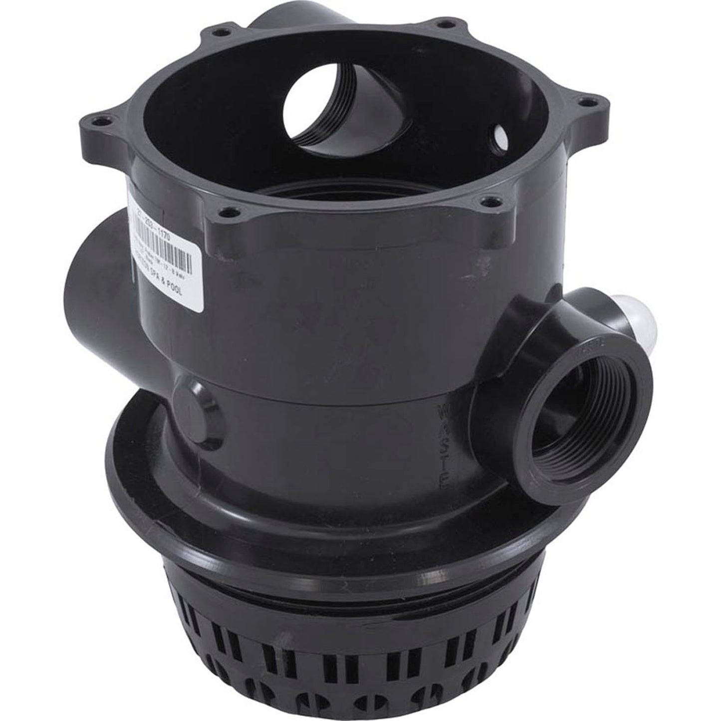 Body Assembly, Praher TM-12-B Valve, 1-1/2", Black