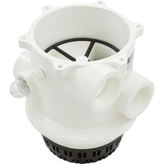 Body Assembly, Praher TM-12-A Valve, 1-1/2", White