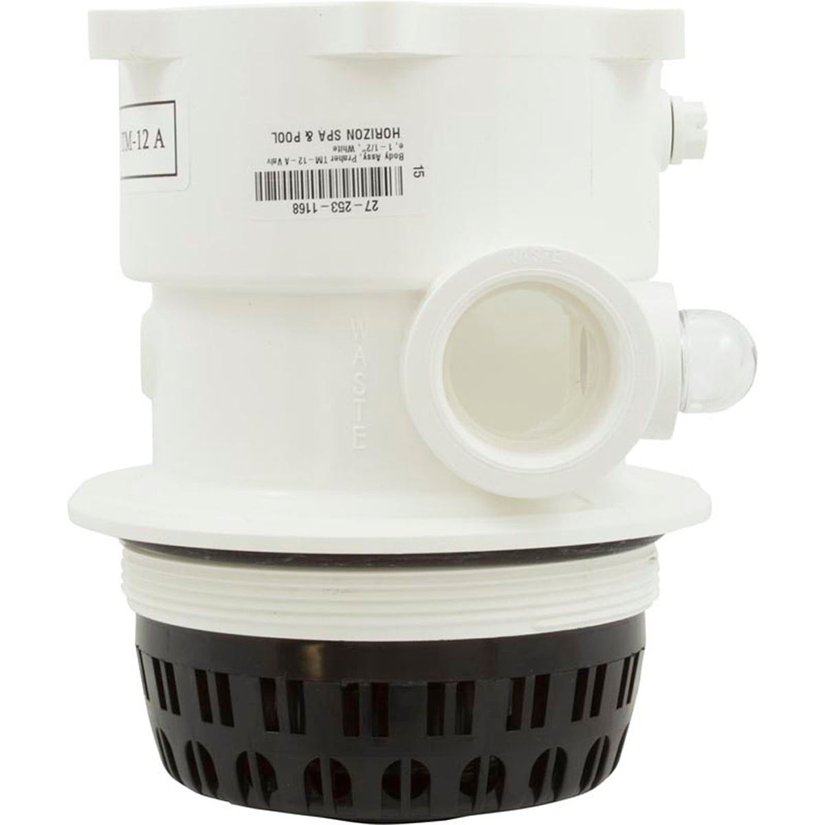 Body Assembly, Praher TM-12-A Valve, 1-1/2", White
