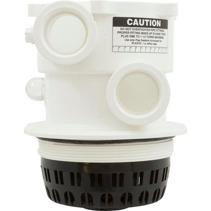 Body Assembly, Praher TM-12-A Valve, 1-1/2", White