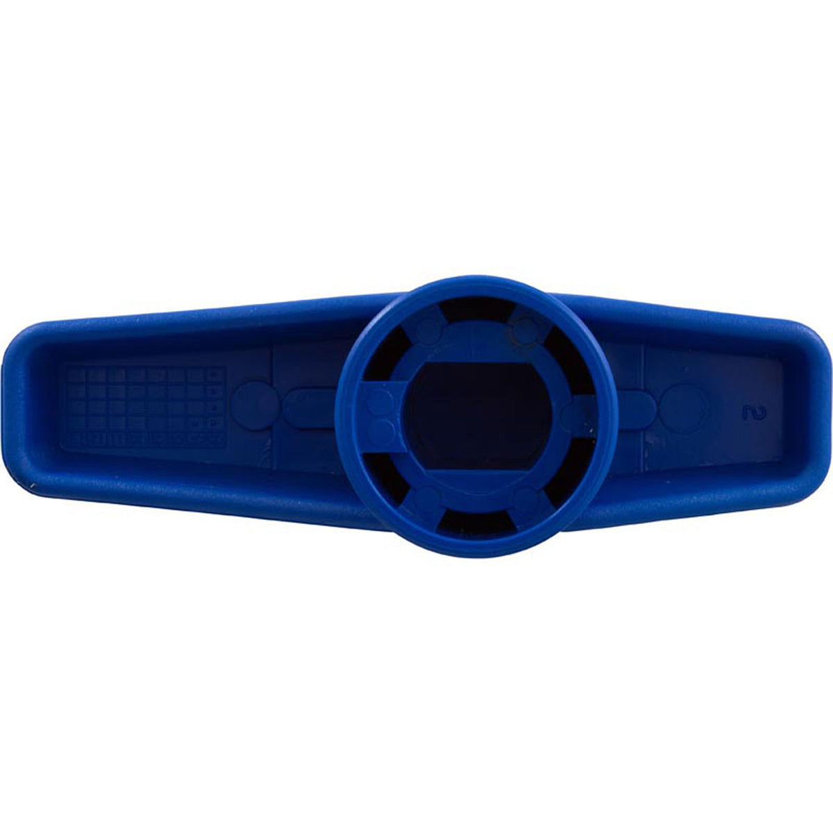 Handle, Praher, 2" Ball Valve, Blue