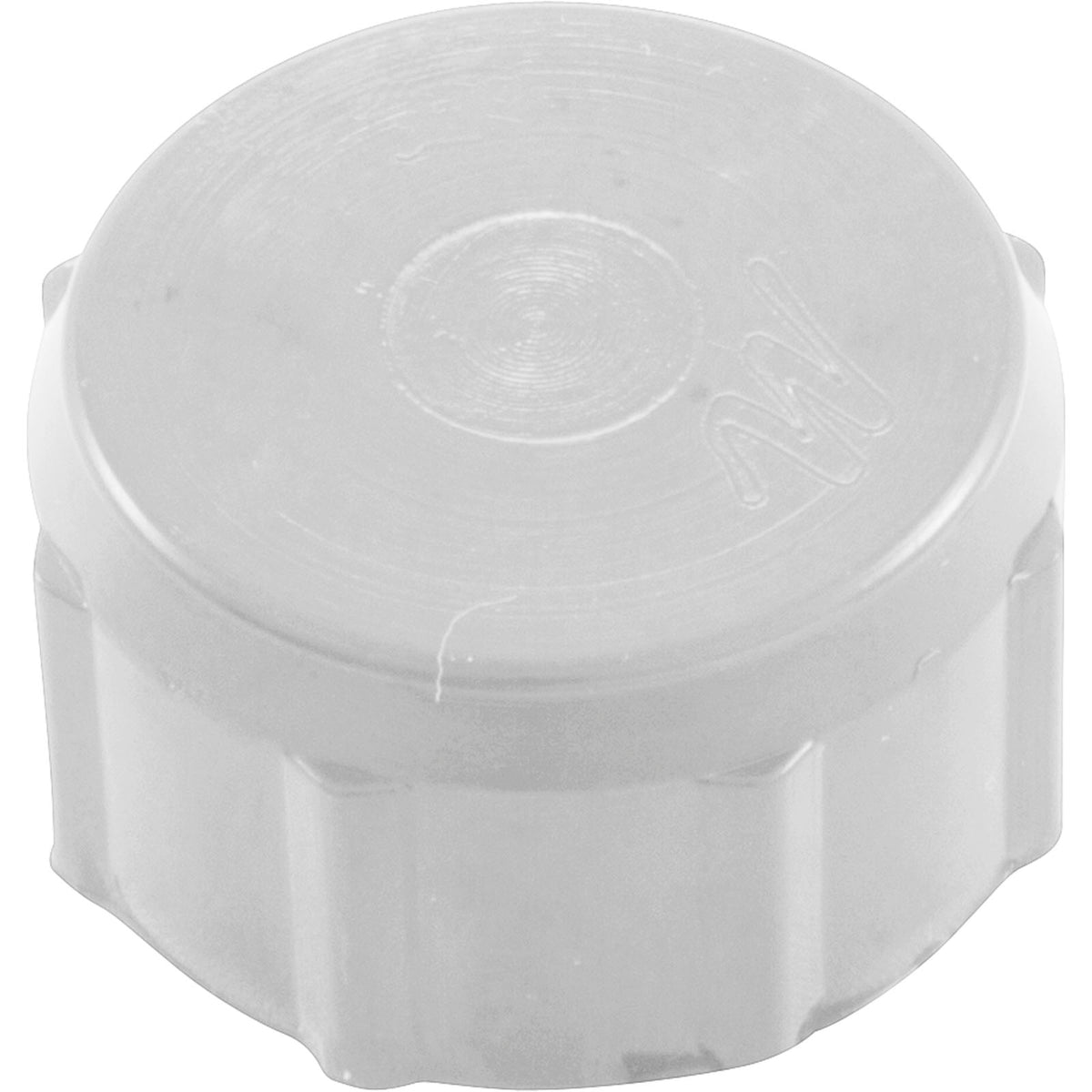 Drain Cap, Waterway Filter On/Off Valve, 1/2"fght, White