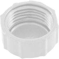Drain Cap, Waterway Filter On/Off Valve, 1/2"fght, White