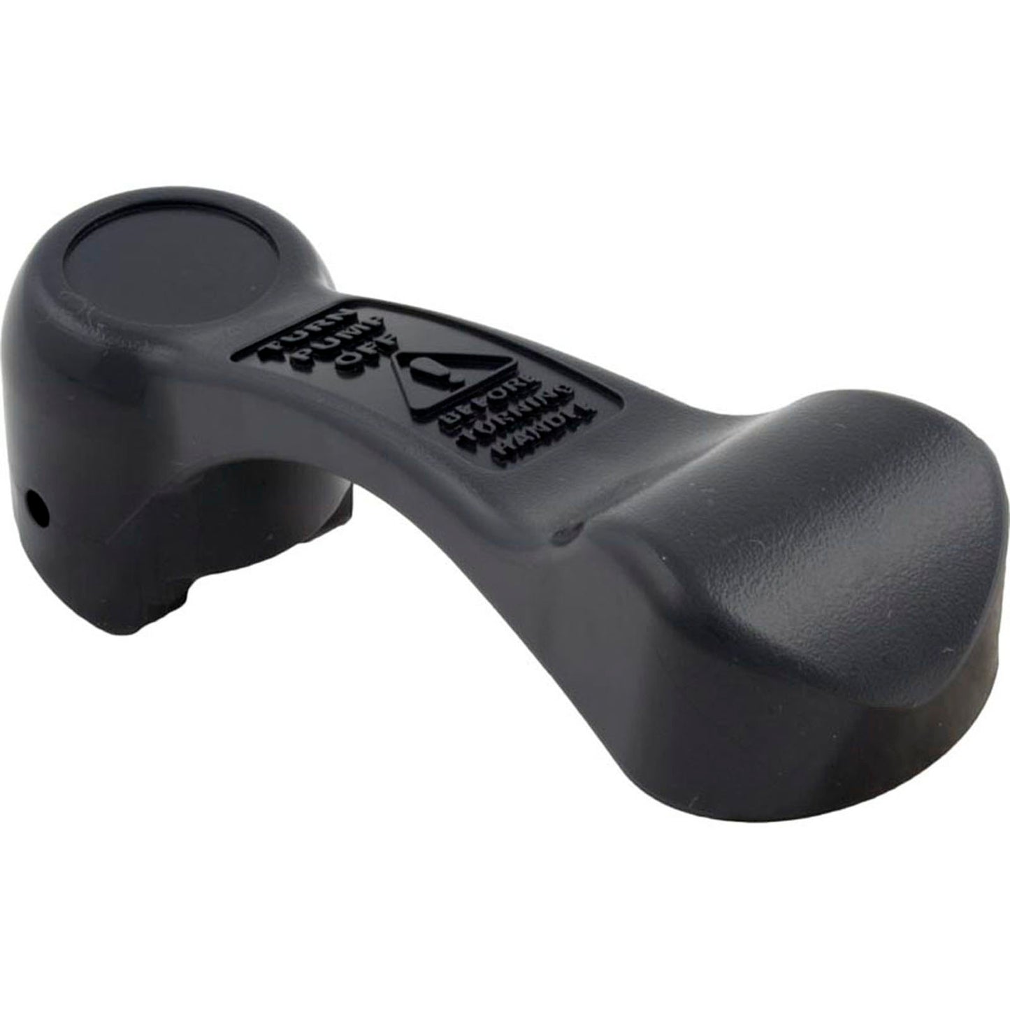 Handle, Waterway 1-1/2" Top Mount Valve, Black