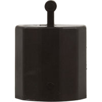 Cap, Waterway, Drain Fill Valve, Black