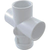 Body, Waterway Top Access Diverter Valve, 1", White