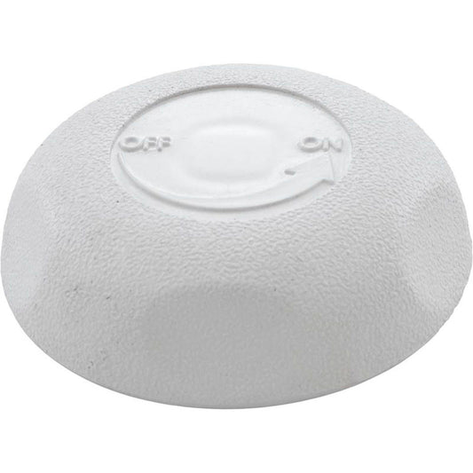 Perilla, válvula de encendido/apagado de un solo puerto para vías fluviales, 2-1/2" fd, color blanco