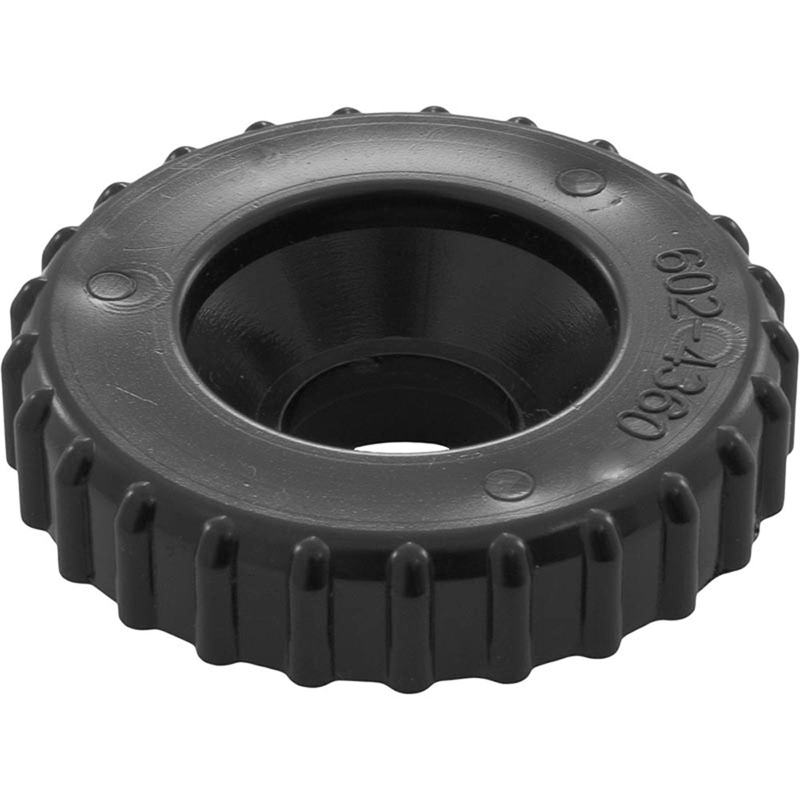 Cap, Waterway Single Port On/Off Valve, Black