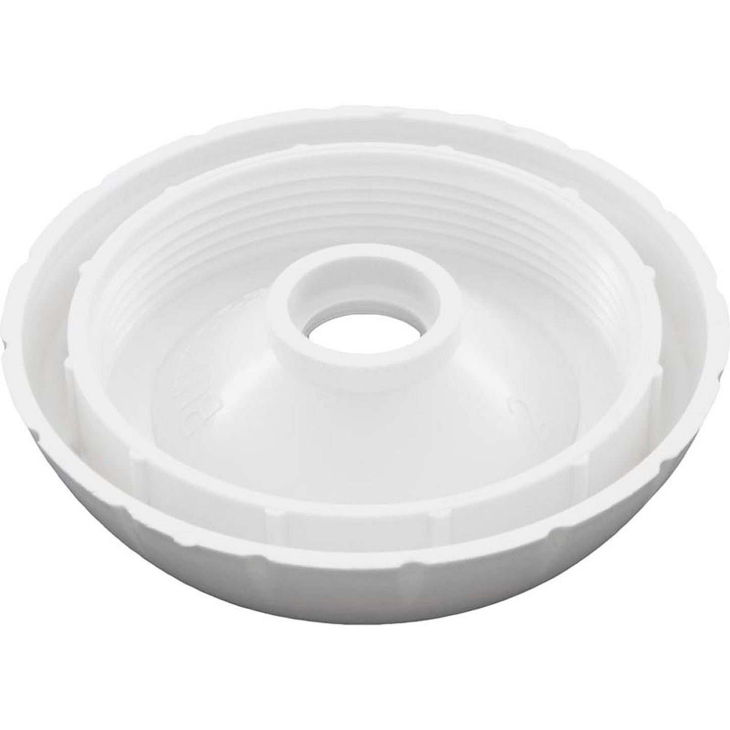 Cap, Waterway Top Access Diverter Valve, 2", Notched, White