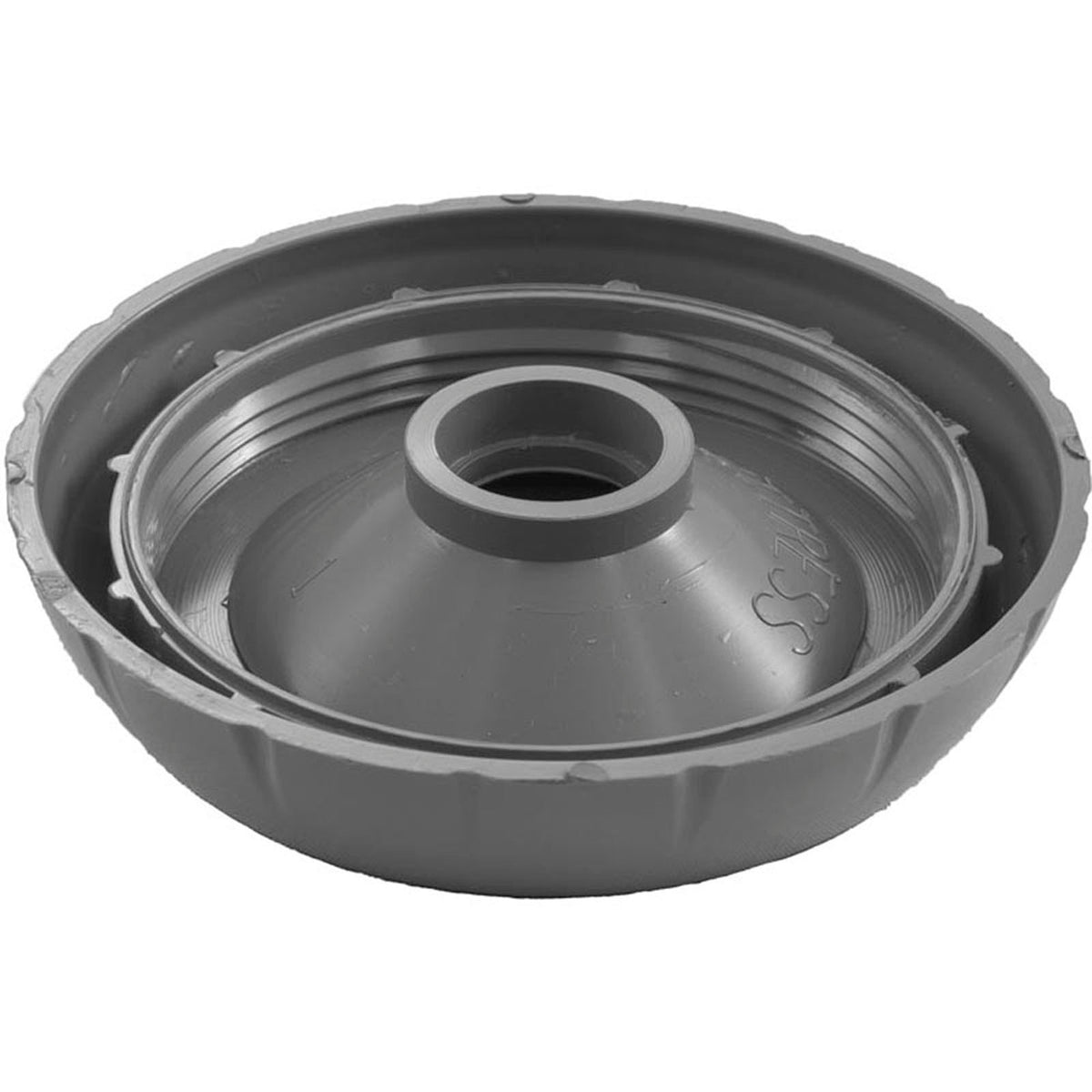Cap, Waterway Top Access Diverter Valve, 2", Notched, Gray