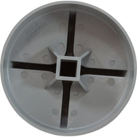 Knob, Dimension One Selector Valve, Skirted, Gray