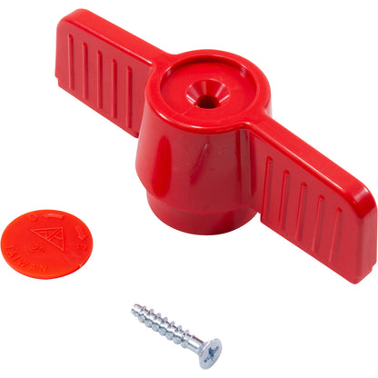 Replacement Handle, 2" HMIP Ball Valve, Red