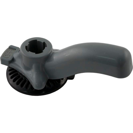 Handle, CMP Hydroseal Diverter Valve, Gray with Black Dial