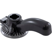 Poignée, vanne de dérivation CMP Hydroseal, noire avec cadran gris