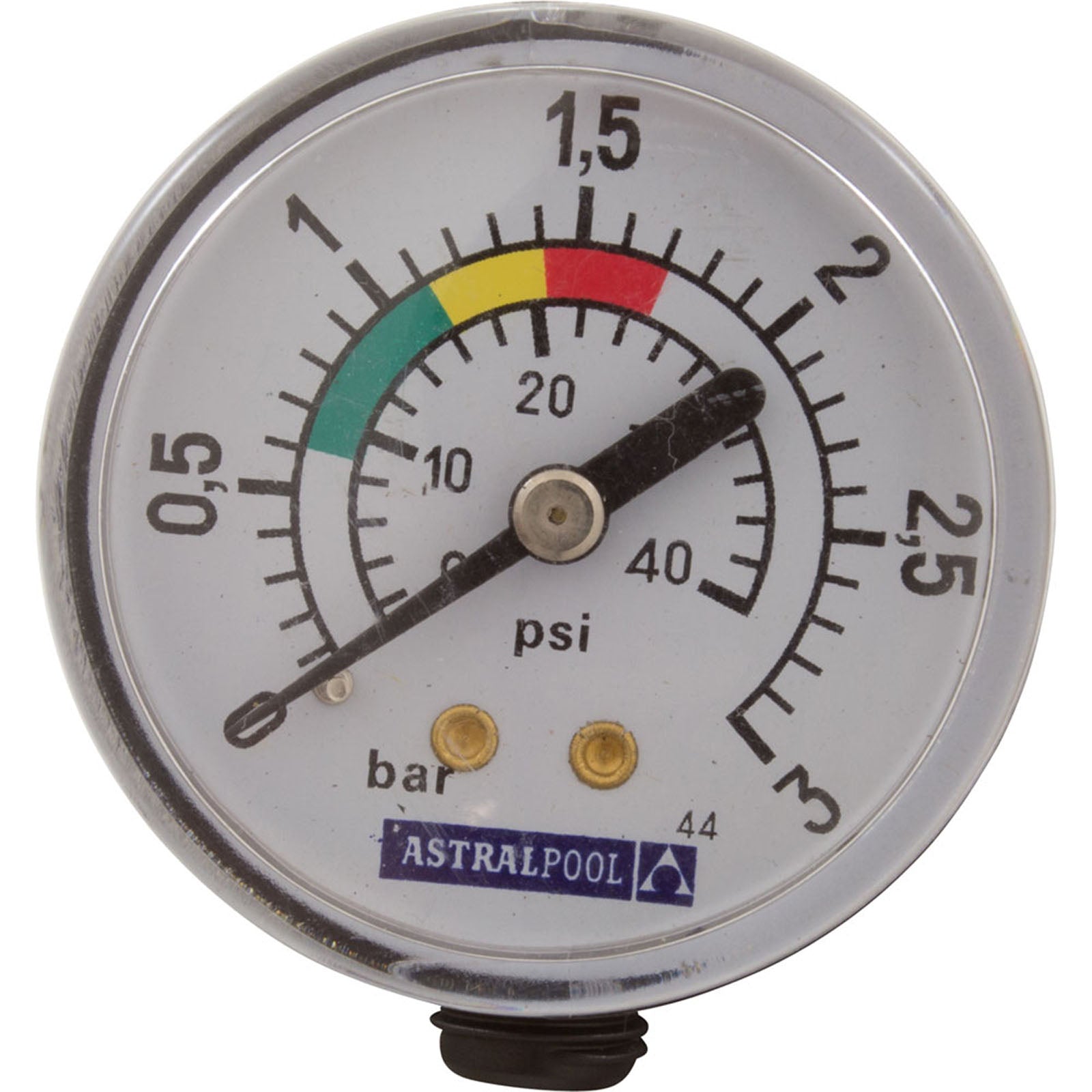 Pressure Gauge Kit, Astral, Back Mount, 1/8"