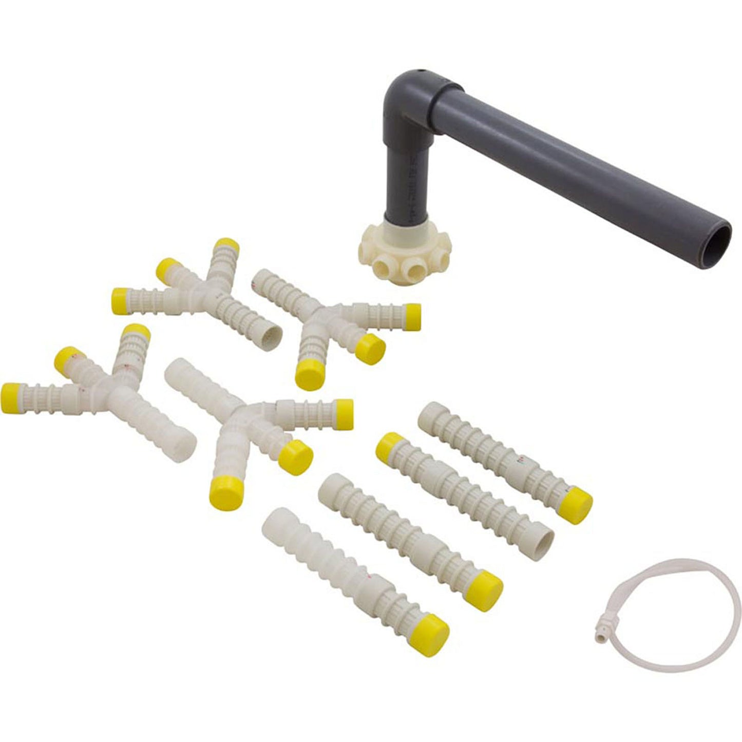 Ensemble de collecteur, Waterco, Baker Hydro, HRV36, avec moyeu et conduites latérales