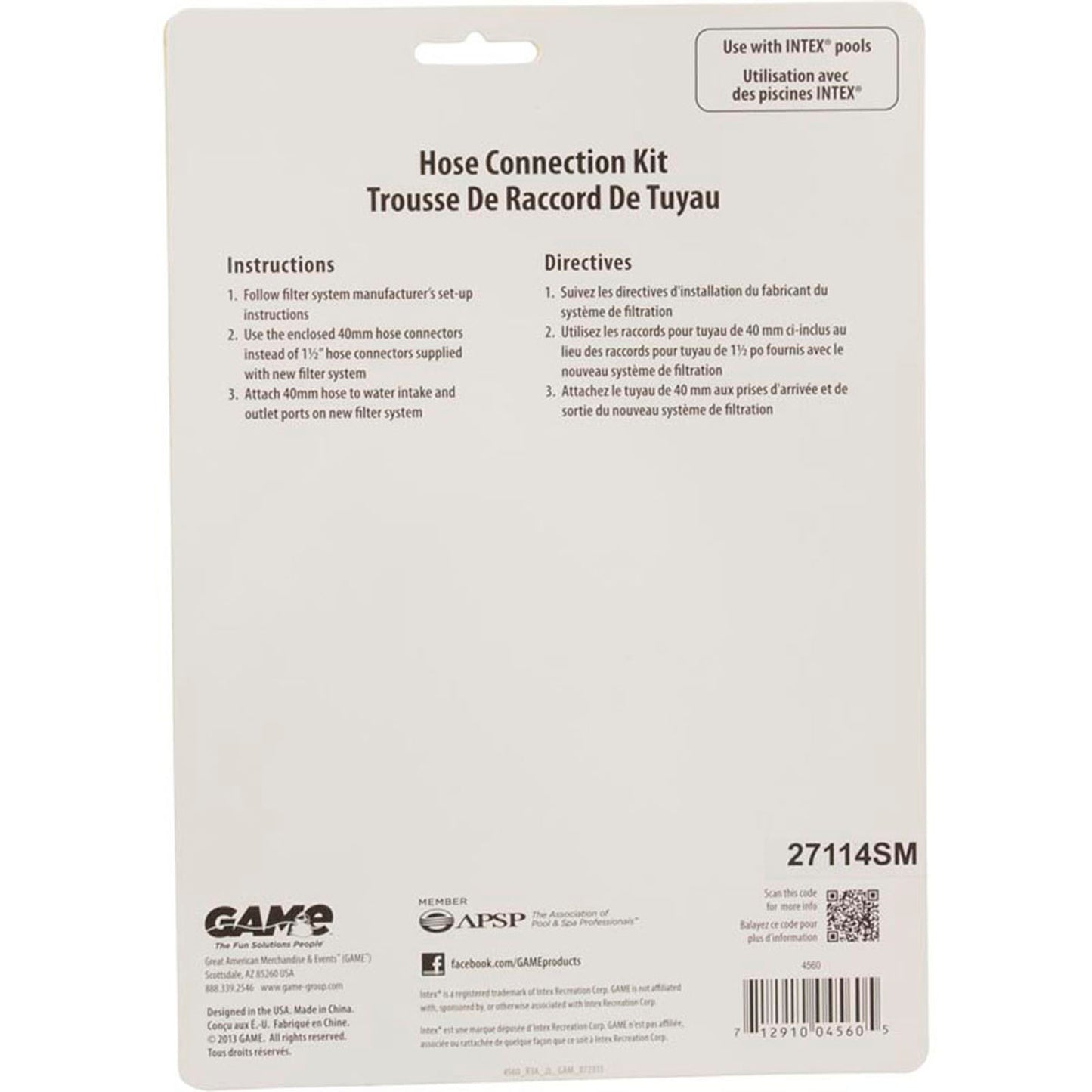 Conversion Kit, GAME, 40MM MPT To 1-1/2"MPT