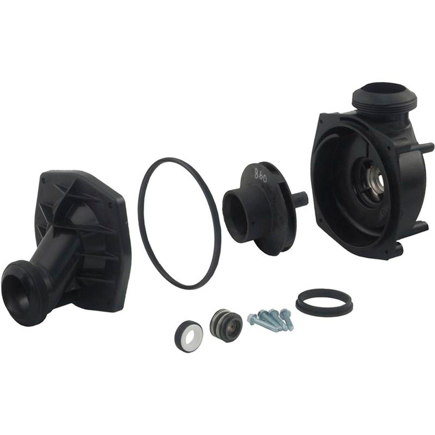 Wet End, Jacuzzi J-Series 1.0hp 2"Jacuzzi threaded48fr Kit