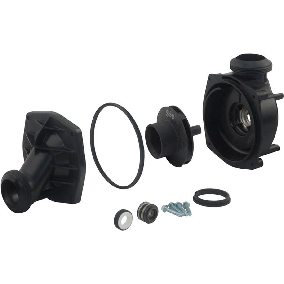 Wet End, Jacuzzi J-Series 1.0hp 2"Jacuzzi threaded48fr Kit