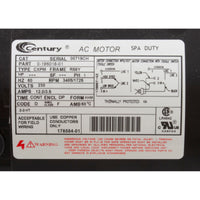 1016205 Pump, BWG Vico Ultimax, 3.0hp, 230v, 2-Spd, 56fr, 2", Side Disch