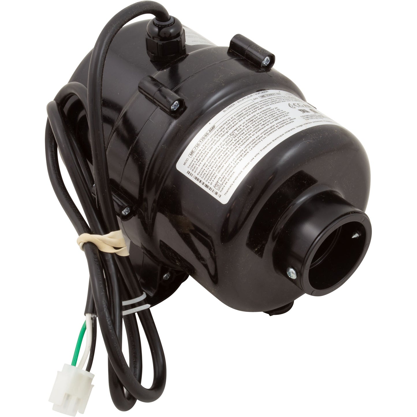 Blower, CG Air Millenium Eco, 115v, 7.0A, 3ft AMP Cord